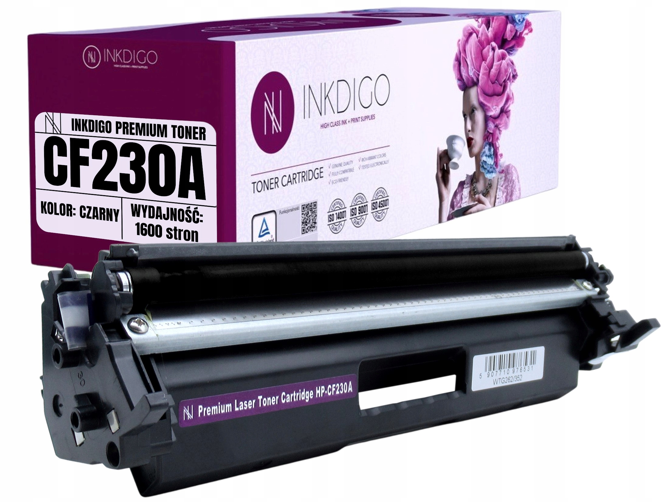 Inkdigo toner pre HP 30A /CF230A/ LJ PRO M203 M227 / MFP M227 black (black)